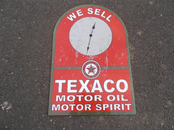 Texaco Service Station Wall Clock