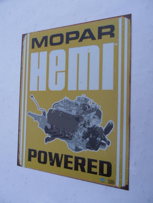 Mopar Hemi Tin Sign